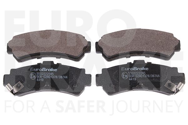 Комплект тормозных колодок, дисковый тормоз EUROBRAKE 5502222245