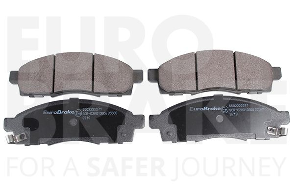 Комплект тормозных колодок, дисковый тормоз EUROBRAKE 5502222271