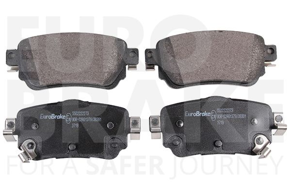 Комплект тормозных колодок, дисковый тормоз EUROBRAKE 5502222273