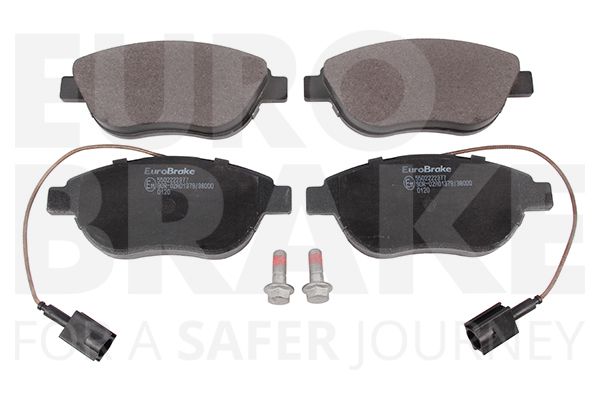 Комплект тормозных колодок, дисковый тормоз EUROBRAKE 5502222377