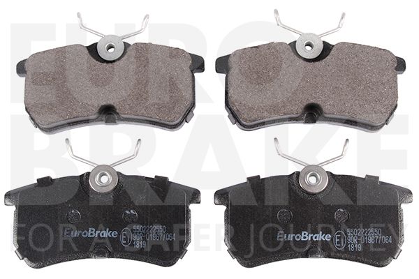 Комплект тормозных колодок, дисковый тормоз EUROBRAKE 5502222550