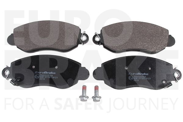 Комплект тормозных колодок, дисковый тормоз EUROBRAKE 5502222559