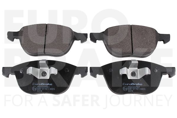 Комплект тормозных колодок, дисковый тормоз EUROBRAKE 5502222561