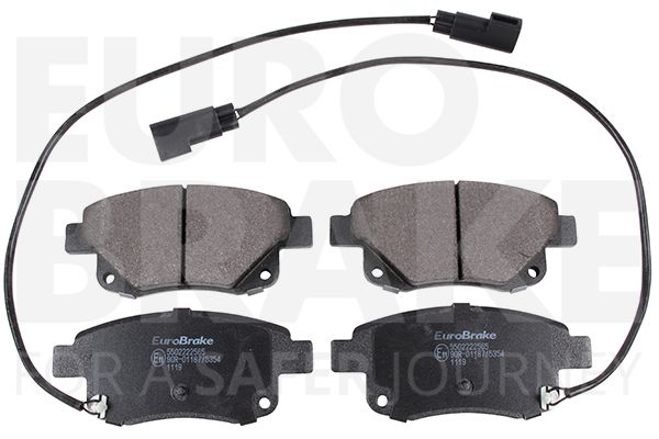 Комплект тормозных колодок, дисковый тормоз EUROBRAKE 5502222565
