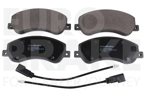 Комплект тормозных колодок, дисковый тормоз EUROBRAKE 5502222566