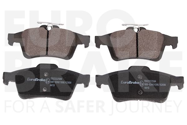 Комплект тормозных колодок, дисковый тормоз EUROBRAKE 5502222584