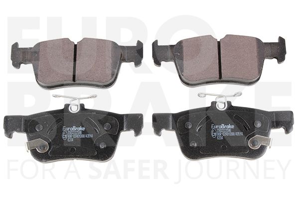 Комплект тормозных колодок, дисковый тормоз EUROBRAKE 5502222596