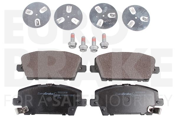Комплект тормозных колодок, дисковый тормоз EUROBRAKE 5502222638