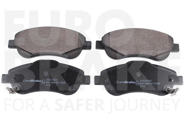 Комплект тормозных колодок, дисковый тормоз EUROBRAKE 5502222640