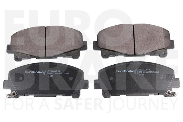 Комплект тормозных колодок, дисковый тормоз EUROBRAKE 5502222643