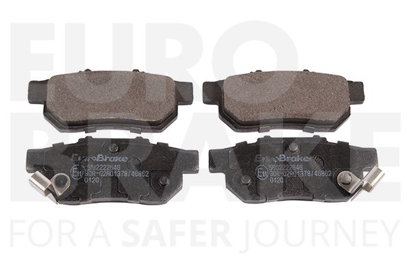 Комплект тормозных колодок, дисковый тормоз EUROBRAKE 5502222646