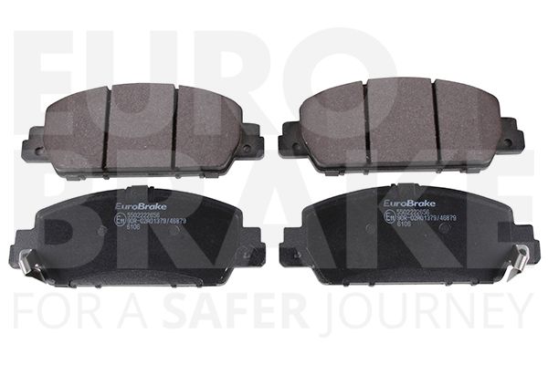 Комплект тормозных колодок, дисковый тормоз EUROBRAKE 5502222656