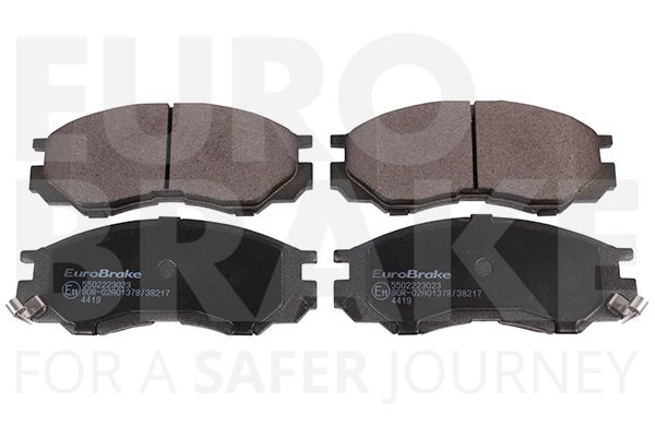 Комплект тормозных колодок, дисковый тормоз EUROBRAKE 5502223023