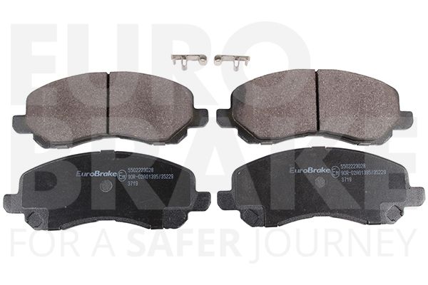 Комплект тормозных колодок, дисковый тормоз EUROBRAKE 5502223028