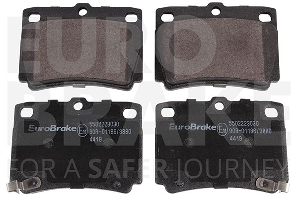 Комплект тормозных колодок, дисковый тормоз EUROBRAKE 5502223030