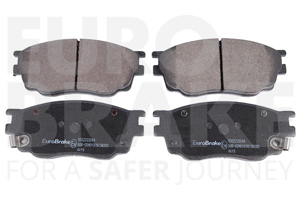 Комплект тормозных колодок, дисковый тормоз EUROBRAKE 5502223244