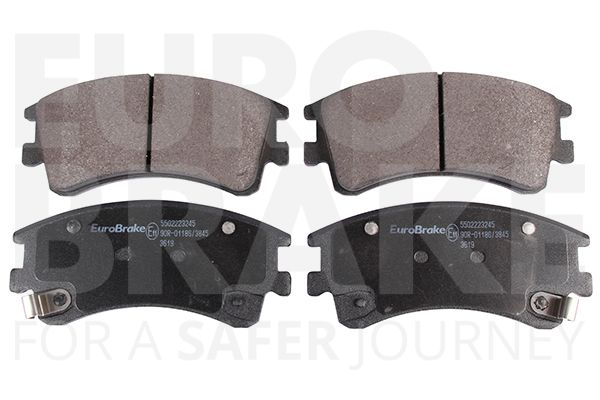 Комплект тормозных колодок, дисковый тормоз EUROBRAKE 5502223245