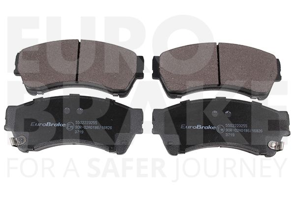 Комплект тормозных колодок, дисковый тормоз EUROBRAKE 5502223255