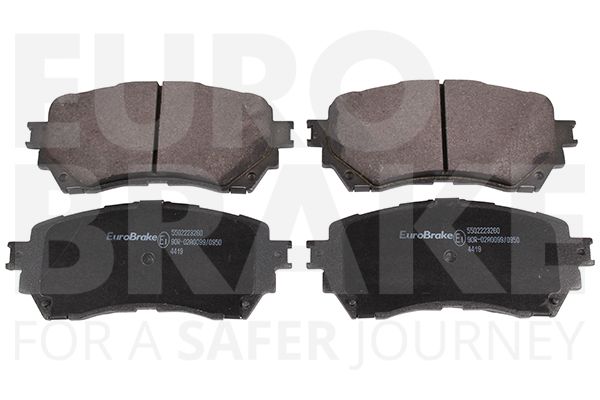 Комплект тормозных колодок, дисковый тормоз EUROBRAKE 5502223260