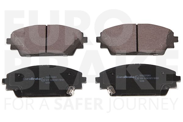 Комплект тормозных колодок, дисковый тормоз EUROBRAKE 5502223261
