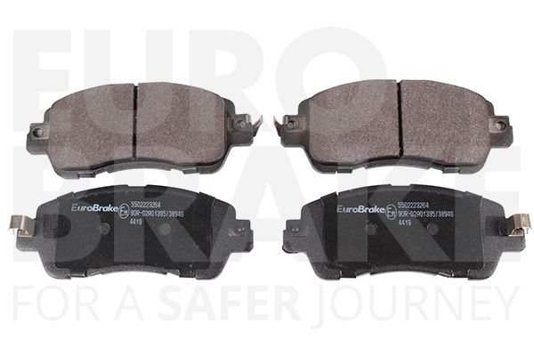 Комплект тормозных колодок, дисковый тормоз EUROBRAKE 5502223264