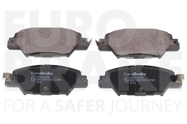 Комплект тормозных колодок, дисковый тормоз EUROBRAKE 5502223266