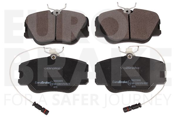 Комплект тормозных колодок, дисковый тормоз EUROBRAKE 5502223318