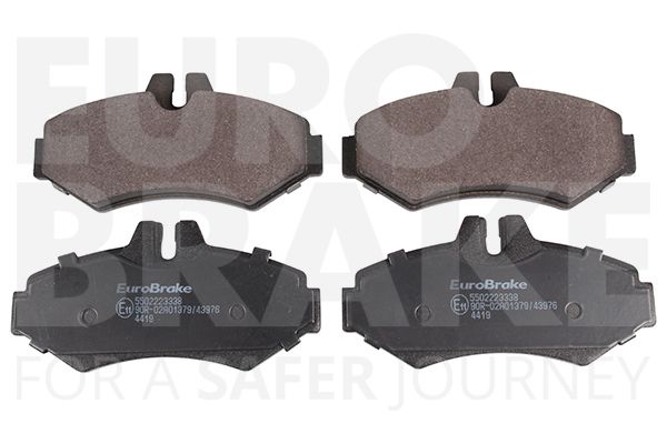 Комплект тормозных колодок, дисковый тормоз EUROBRAKE 5502223338