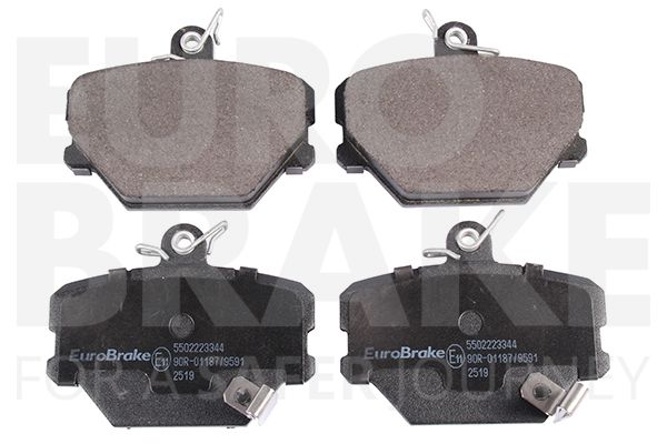 Комплект тормозных колодок, дисковый тормоз EUROBRAKE 5502223344