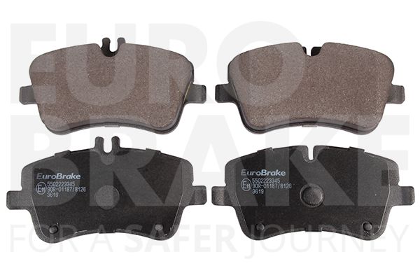 Комплект тормозных колодок, дисковый тормоз EUROBRAKE 5502223345