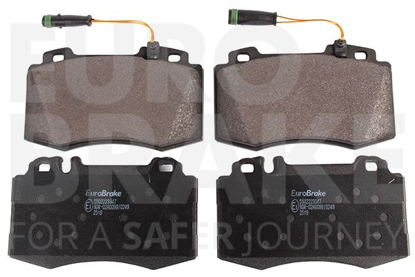 Комплект тормозных колодок, дисковый тормоз EUROBRAKE 5502223347