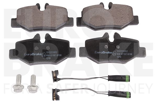 Комплект тормозных колодок, дисковый тормоз EUROBRAKE 5502223352