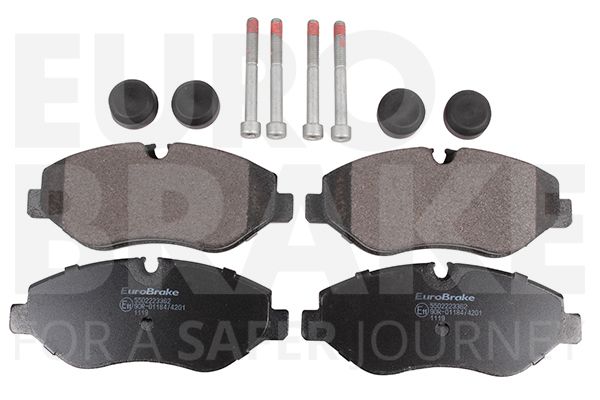 Комплект тормозных колодок, дисковый тормоз EUROBRAKE 5502223362