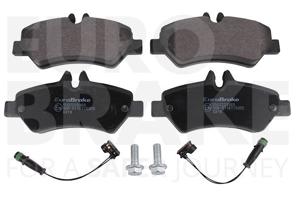 Комплект тормозных колодок, дисковый тормоз EUROBRAKE 5502223363