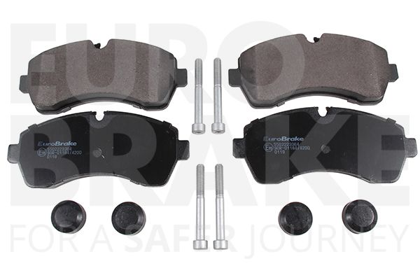 Комплект тормозных колодок, дисковый тормоз EUROBRAKE 5502223364