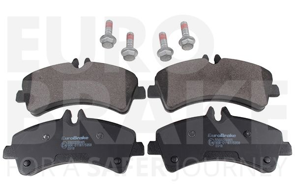 Комплект тормозных колодок, дисковый тормоз EUROBRAKE 5502223365