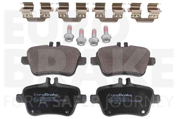 Комплект тормозных колодок, дисковый тормоз EUROBRAKE 5502223370