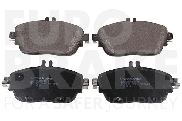 Комплект тормозных колодок, дисковый тормоз EUROBRAKE 5502223371