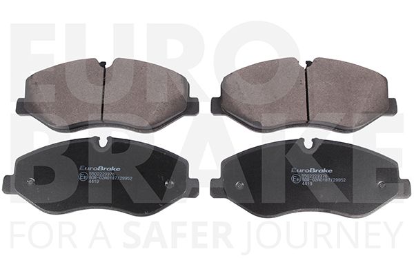 Комплект тормозных колодок, дисковый тормоз EUROBRAKE 5502223376
