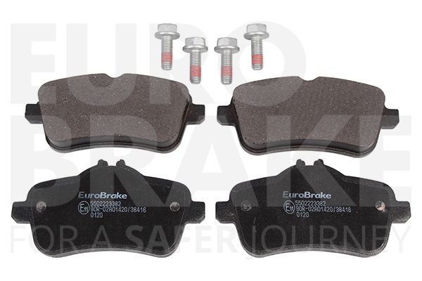 Комплект тормозных колодок, дисковый тормоз EUROBRAKE 5502223382