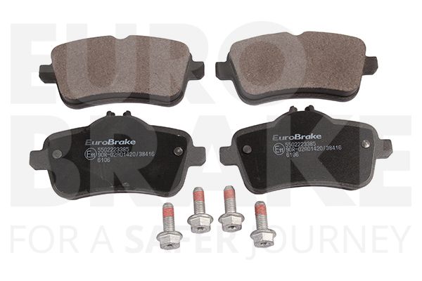 Комплект тормозных колодок, дисковый тормоз EUROBRAKE 5502223385