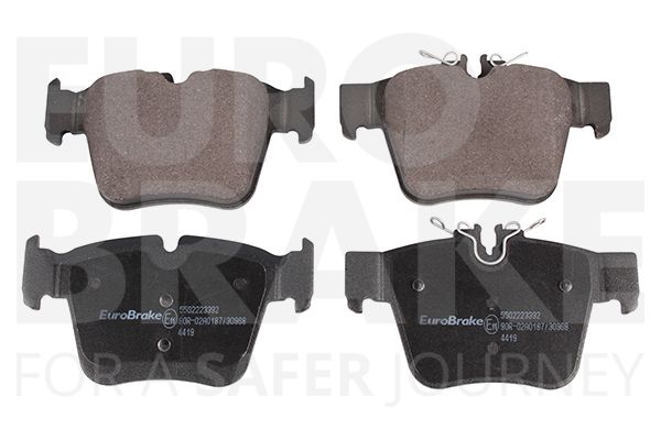 Комплект тормозных колодок, дисковый тормоз EUROBRAKE 5502223392