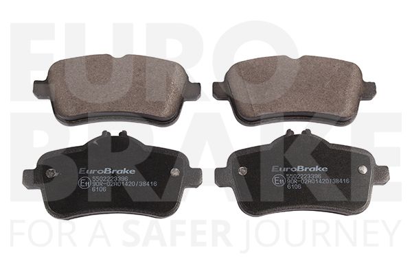 Комплект тормозных колодок, дисковый тормоз EUROBRAKE 5502223396