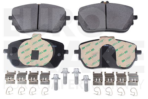 Комплект тормозных колодок, дисковый тормоз EUROBRAKE 5502223398