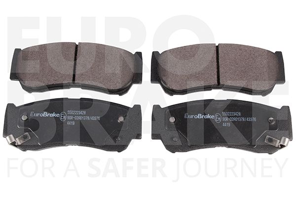 Комплект тормозных колодок, дисковый тормоз EUROBRAKE 5502223428