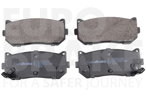 Комплект тормозных колодок, дисковый тормоз EUROBRAKE 5502223503