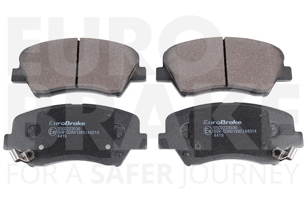 Комплект тормозных колодок, дисковый тормоз EUROBRAKE 5502223530