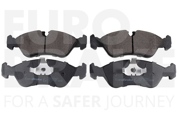 Комплект тормозных колодок, дисковый тормоз EUROBRAKE 5502223607