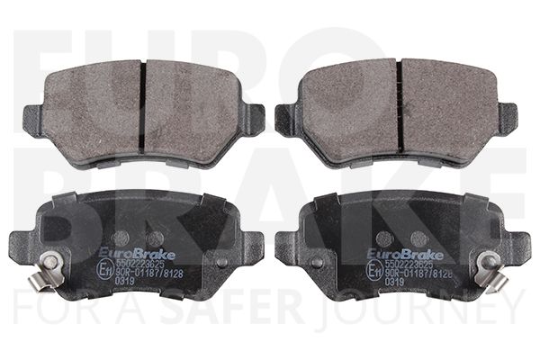 Комплект тормозных колодок, дисковый тормоз EUROBRAKE 5502223625