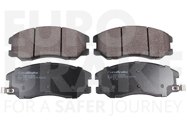 Комплект тормозных колодок, дисковый тормоз EUROBRAKE 5502223638